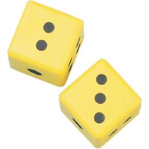 Champion Sports 6 Inch Coated Foam Dice(3 Inch (Set of 2))