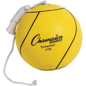 Champion Sports 8.25 Inch Tetherball, Yellow(8.25 Inch Tetherball  Yellow)