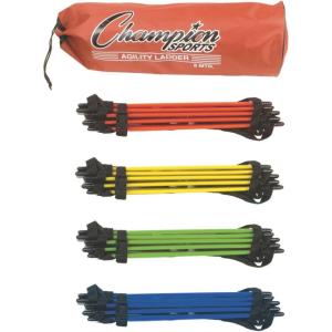 Champion Sports AGLCLR4 4M Sectioned Agility Ladder Set