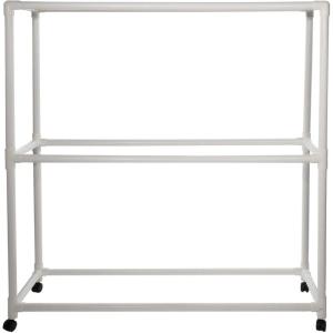 Champion Sports Ball Storage Cart, White, 62 InchL X 18.5 Inch W X 67 InchH(62″L x 18.5″W x 67″H)