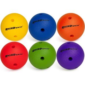 Champion Sports Foam Bowling Ball: Rhino Skin Soft – 1.5 Lb Set of 6 Colors