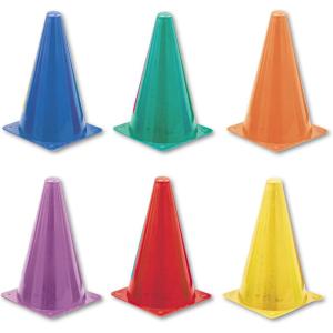 Champion Sports Hi Visibility Fluorescent Poly Cone(Assorted Colors)