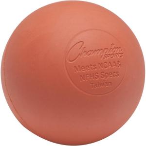 Champion Sports Lacrosse Balls – Official Size & Weight, NCAA & NFHS Approved, SEI Certified – Pro, College & Youth Game & Practice Use – Multi-Color, Packs of 3, 6 & 12(Orange)