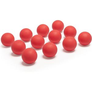 Champion Sports Lacrosse Balls – Official Size & Weight, NCAA & NFHS Approved, SEI Certified – Pro, College & Youth Game & Practice Use – Multi-Color, Packs of 3, 6 & 12(Red)