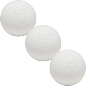 Champion Sports Lacrosse Balls – Official Size & Weight, NCAA & NFHS Approved, SEI Certified – Pro, College & Youth Game & Practice Use – Multi-Color, Packs of 3, 6 & 12(White)