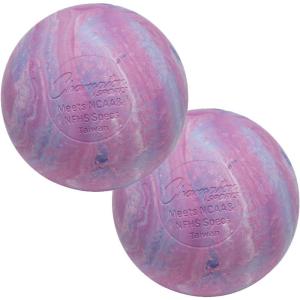 Champion Sports Lacrosse Balls & Rhino Skin Foam Balls – Official Size Balls for Games, Practice & Training, NCAA, NFHS & SEI Certified, Multiple Colors, Packs & Styles Available(Cosmic Swirl)