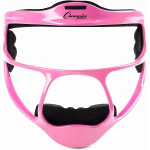 Champion Sports Magnesium Softball Face Mask – Lightweight Masks for Youth – Durable Head Guards – Premium Sports Accessories for Indoors and Outdoors(Pink)