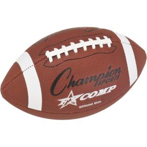 Champion Sports Official Size Composite Leather Series Football, Brown