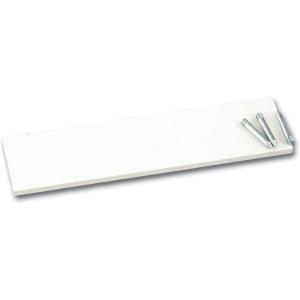 Champion Sports Official Size Pitcher’s Plate with Metal Spikes, White, 24″ x 6″ x 1″ (80)