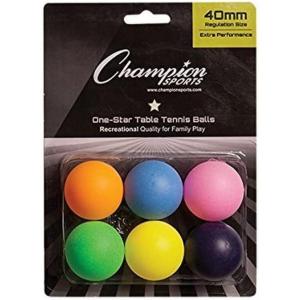 Champion Sports Ping Pong Balls 40mm – Durable ABS Plastic Table Tennis Balls for Practice, Training, Games, Recreational Play – Multiple Pack Sizes and Colors(Multi Color)