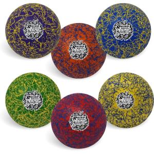 Champion Sports Premium Rhino Skin Extreme Color Dodgeballs – Glow in the Dark, Color-Changing, and Spider Grip – Low Bounce Dodgeballs