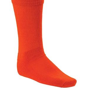 Champion Sports Rhino All Sport Socks – Machine Washable Sport Sock – for Baseball, Football, Soccer – Cushioned Tube Sock(Neon Orange)