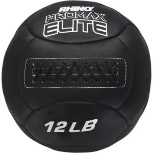 Champion Sports Rhino Promax Elite Slam Ball – Soft Shell, Non-Slip Grip, Multiple Weights Available, 14” Diameter, for Weightlifting, Plyometrics, Cross Training & Home Gym Fitness(Rhino ProMax Elite Slam Ball)