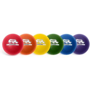 Champion Sports® Rhino Skin® Low Bounce Dodgeball Sets & Singles for Playground, PE, Backyard & League Games – Team Sports Equipment for Youth & Adults(Assorted)