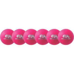 Champion Sports® Rhino Skin® Low Bounce Dodgeball Sets & Singles for Playground, PE, Backyard & League Games – Team Sports Equipment for Youth & Adults(Neon Pink)