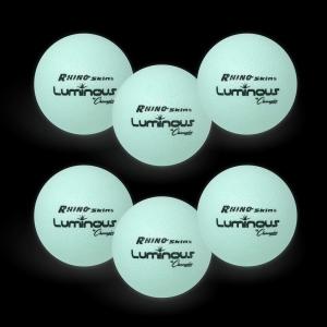 Champion Sports Rhino Skin Luminous Dodgeball Set(Luminous (Glow-in-dark))