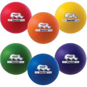 Champion Sports Rhino Skin Special Playground Ball(Assorted – Set of 6)