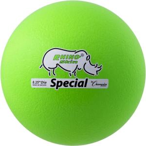 Champion Sports Rhino Skin Special Playground Ball(Neon Green)