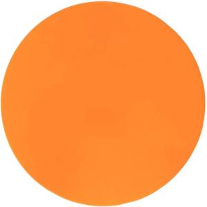 Champion Sports Round Poly Spot Markers for Sports, Activities, and Social Distancing – 10-inch, Set of 12 – Orange(9-Inch)