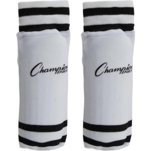 Champion Sports Sock Style Shin Guard(White)