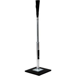 Champion Sports Steel and Aluminum Stem with Rubber Cone Pro Baseball Tee Adjustable Practice Tee with High Density Base