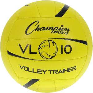 Champion Sports Training Volleyball, Indoor and Outdoor, with Soft, Hand-Sewn Nylon Panels – Multiple Styles(Size 7 (20% Lighter))