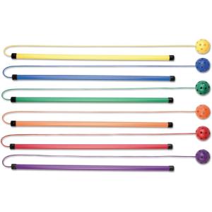 Champion Sports Twirl and Jump Set: Rainbow 6 Pack Skip Hop Jump Rope for Kids Fitness & Fun