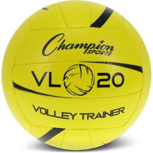 Champion Sports Volley Trainer Ball, Yellow, 8