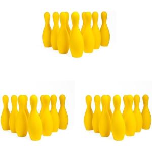 Champion Sports Weighted Foam Bowling Pin Set – Pins Only((Pack of 3))
