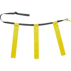 Champion Sports unisex-adult Quick Release Triple Flag Football Set(Yellow Flags)