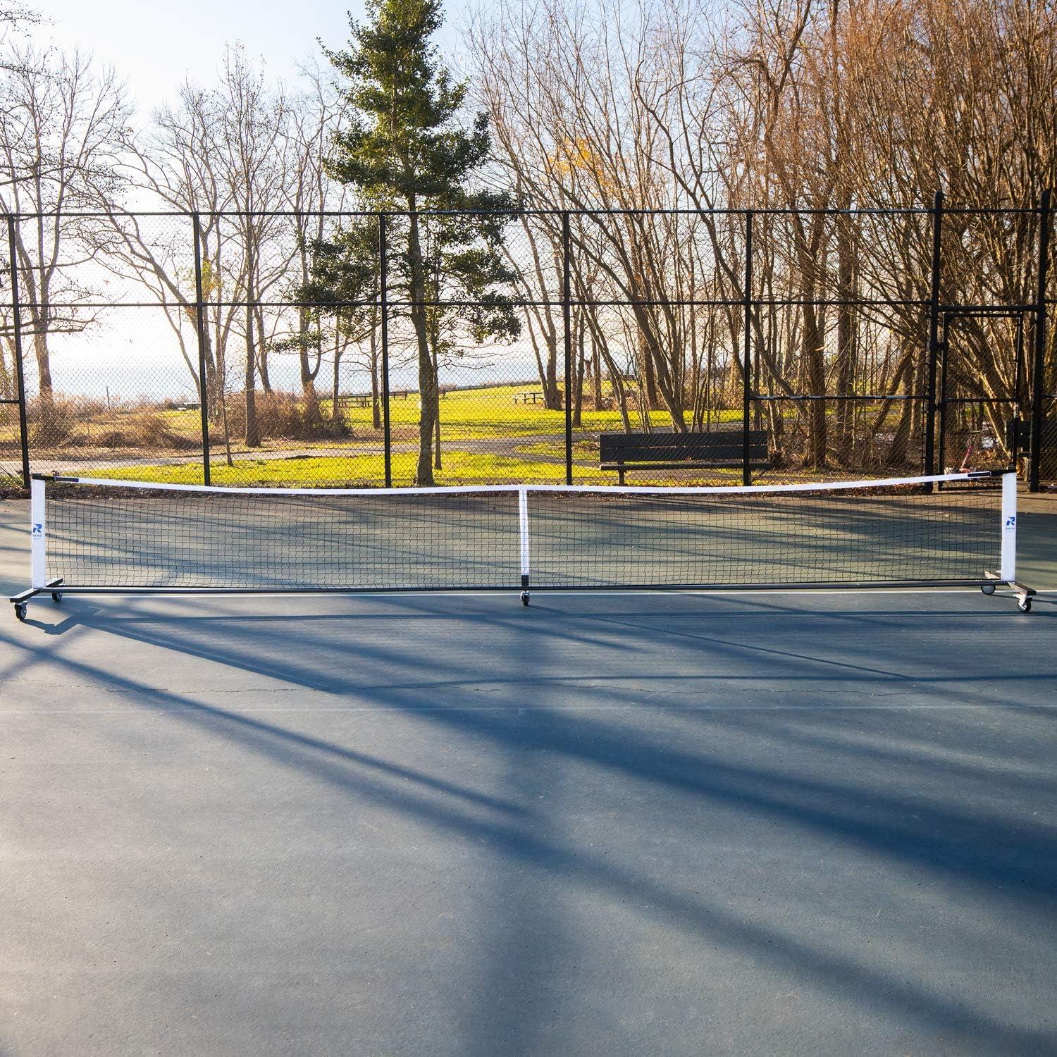 image:imageChampion Sports Pickleball Nets Portable Tournament amp Pro Wheeled Nets for Indoor Outdoor Play Durable Steel Frames Easy Setup Great for PE Schools Recreation amp Competitive MatchesDeluxe Pickleball Net