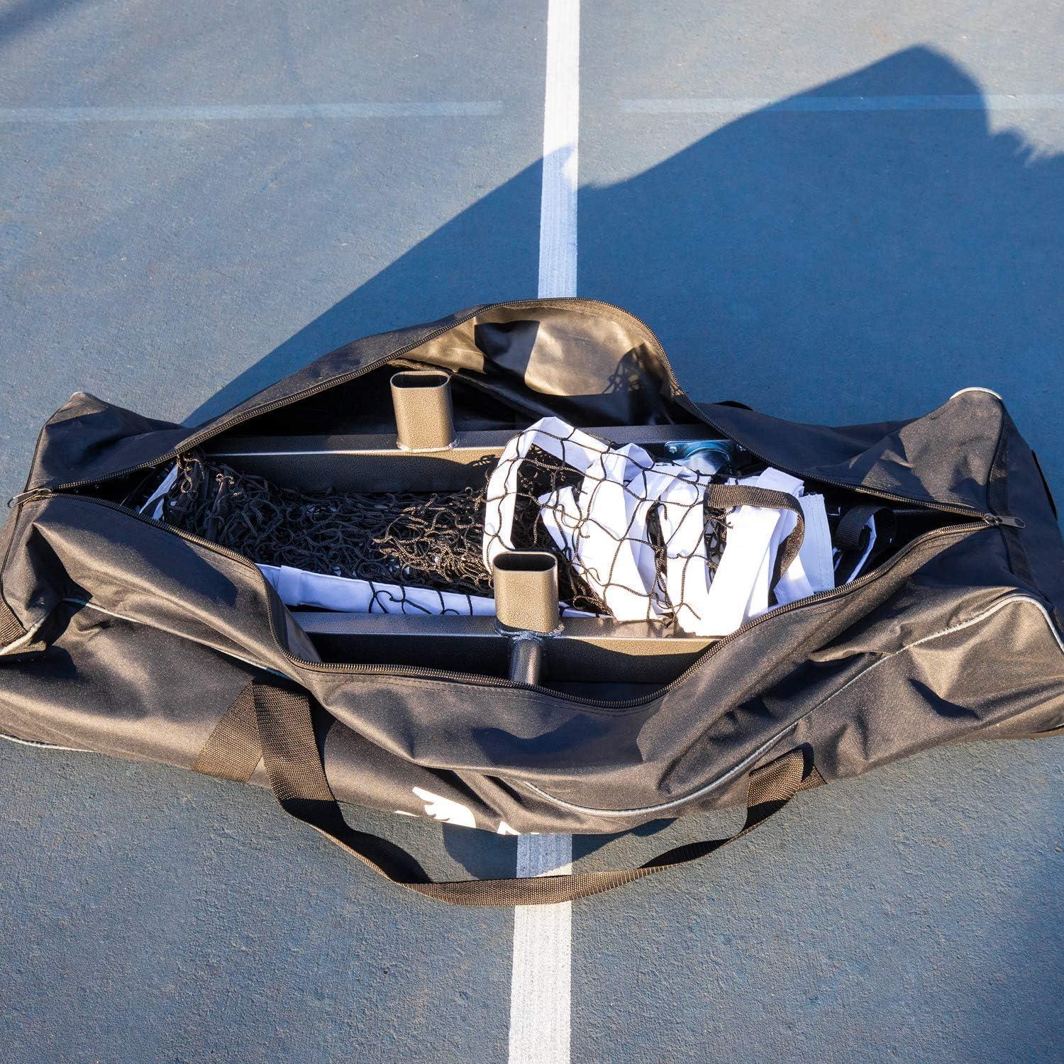 image:imageChampion Sports Pickleball Nets Portable Tournament amp Pro Wheeled Nets for Indoor Outdoor Play Durable Steel Frames Easy Setup Great for PE Schools Recreation amp Competitive MatchesDeluxe Pickleball Net