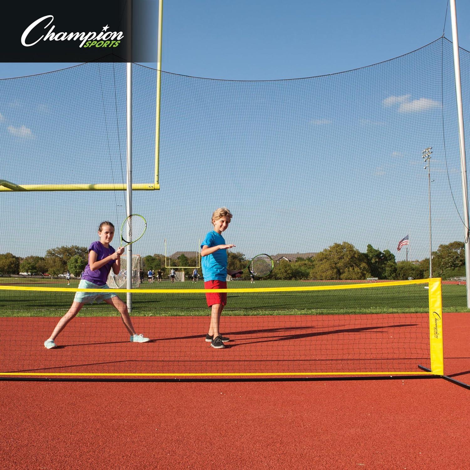 image:imageChampion Sports Portable Tennis Game Racket Ball and Net Set for 2 Players 12 feet