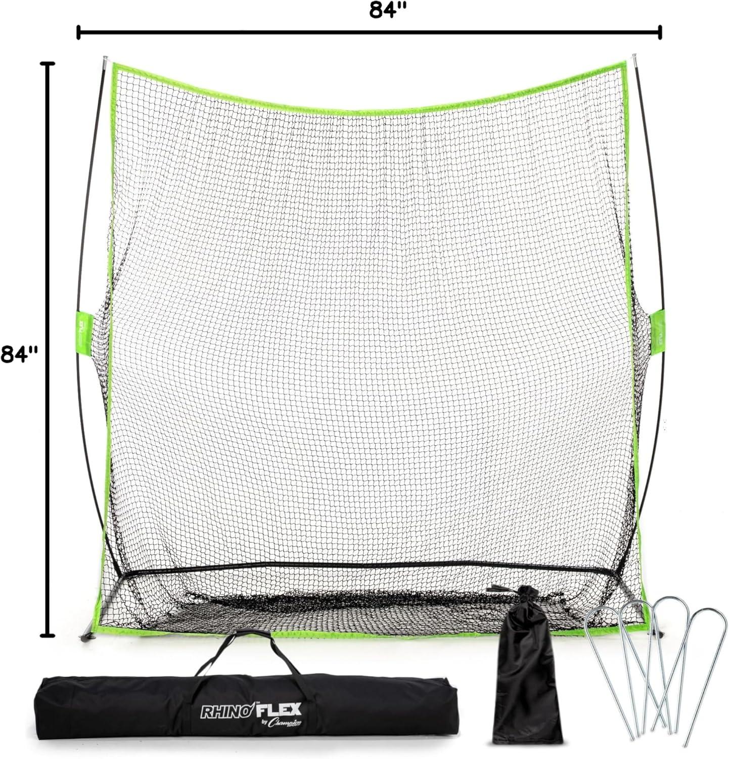 image:imageChampion Sports Rhino Flex Golf Net 7 x 7 Practice Net with Target for Enhanced Precision