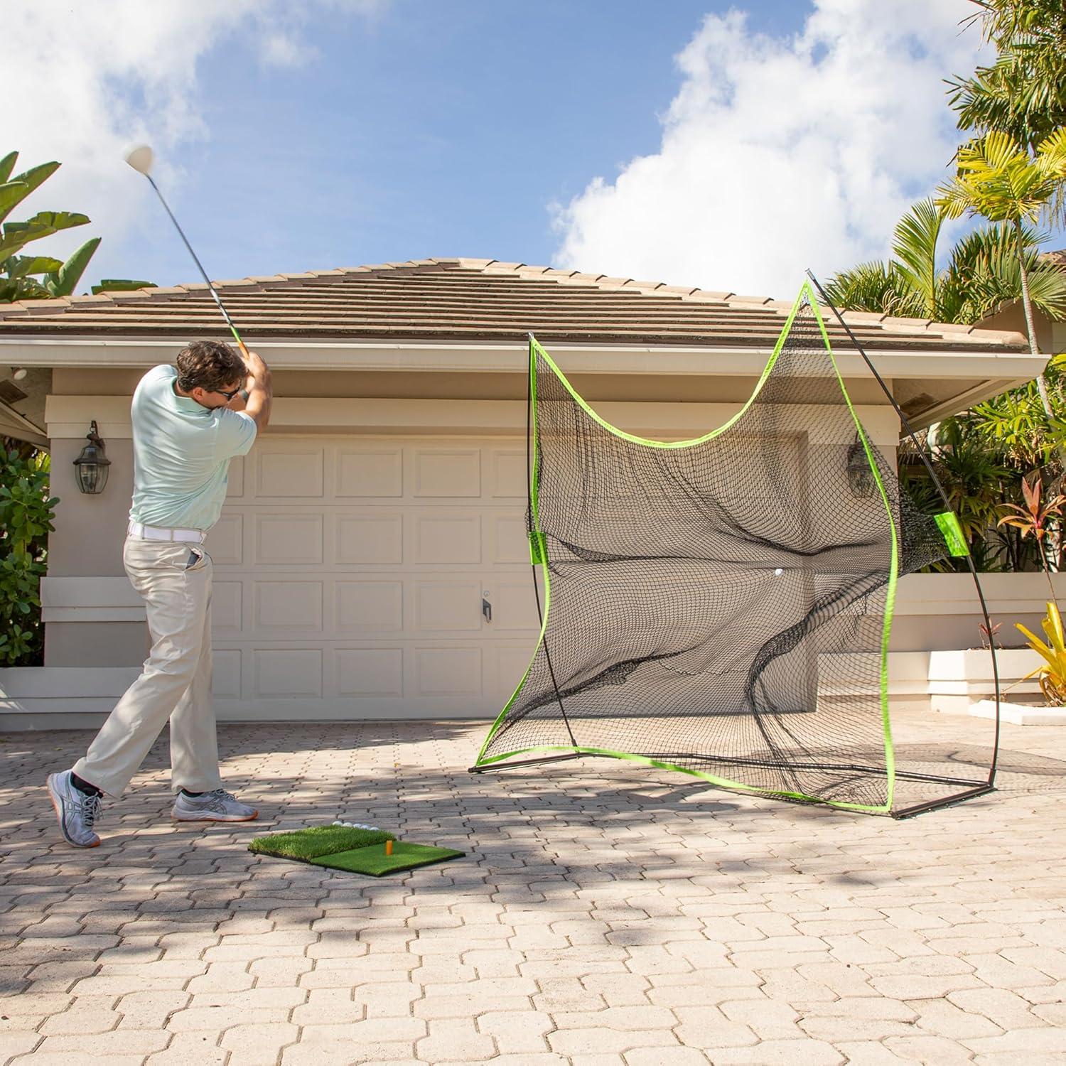image:imageChampion Sports Rhino Flex Golf Net 7 x 7 Practice Net with Target for Enhanced Precision