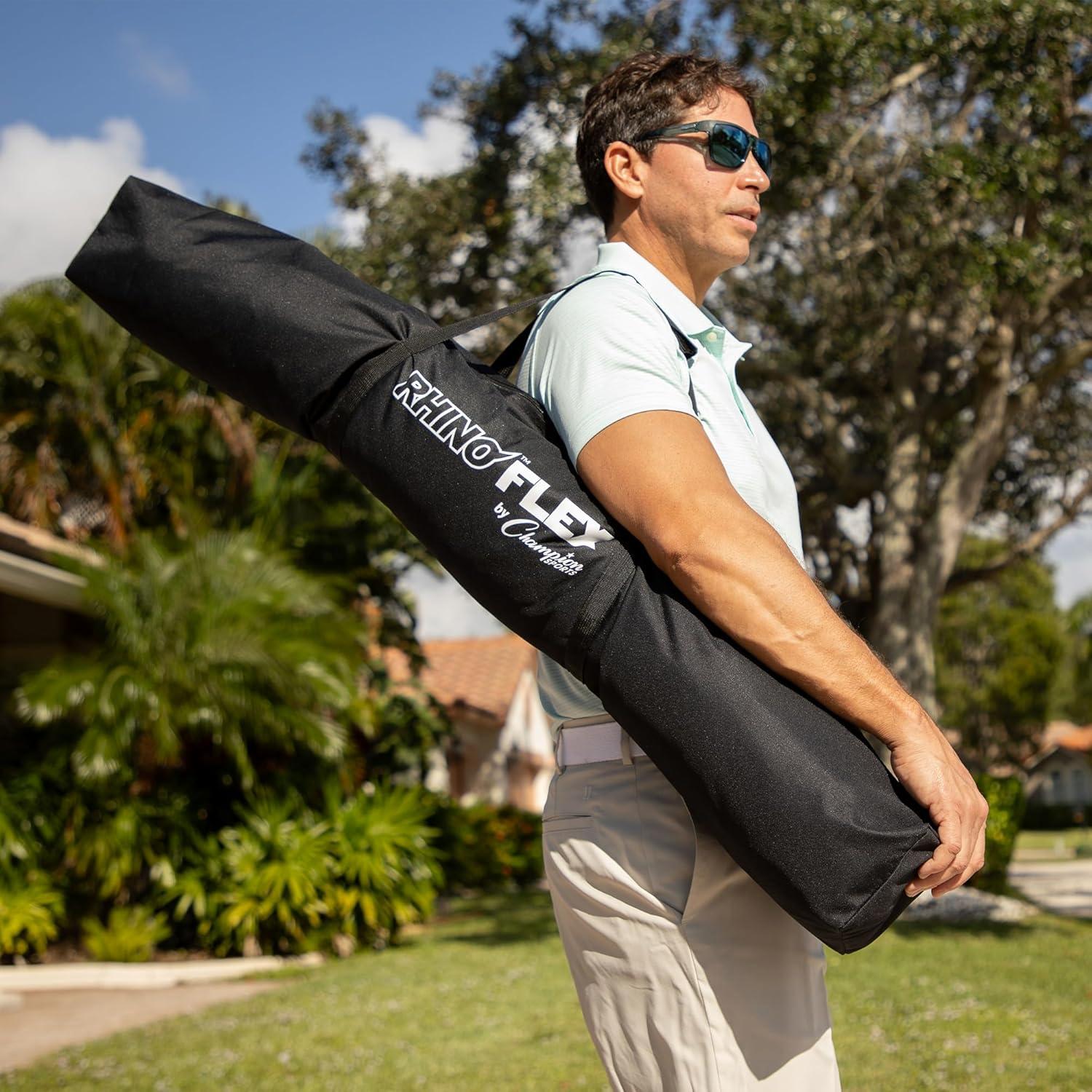 image:imageChampion Sports Rhino Flex Golf Net 7 x 7 Practice Net with Target for Enhanced Precision