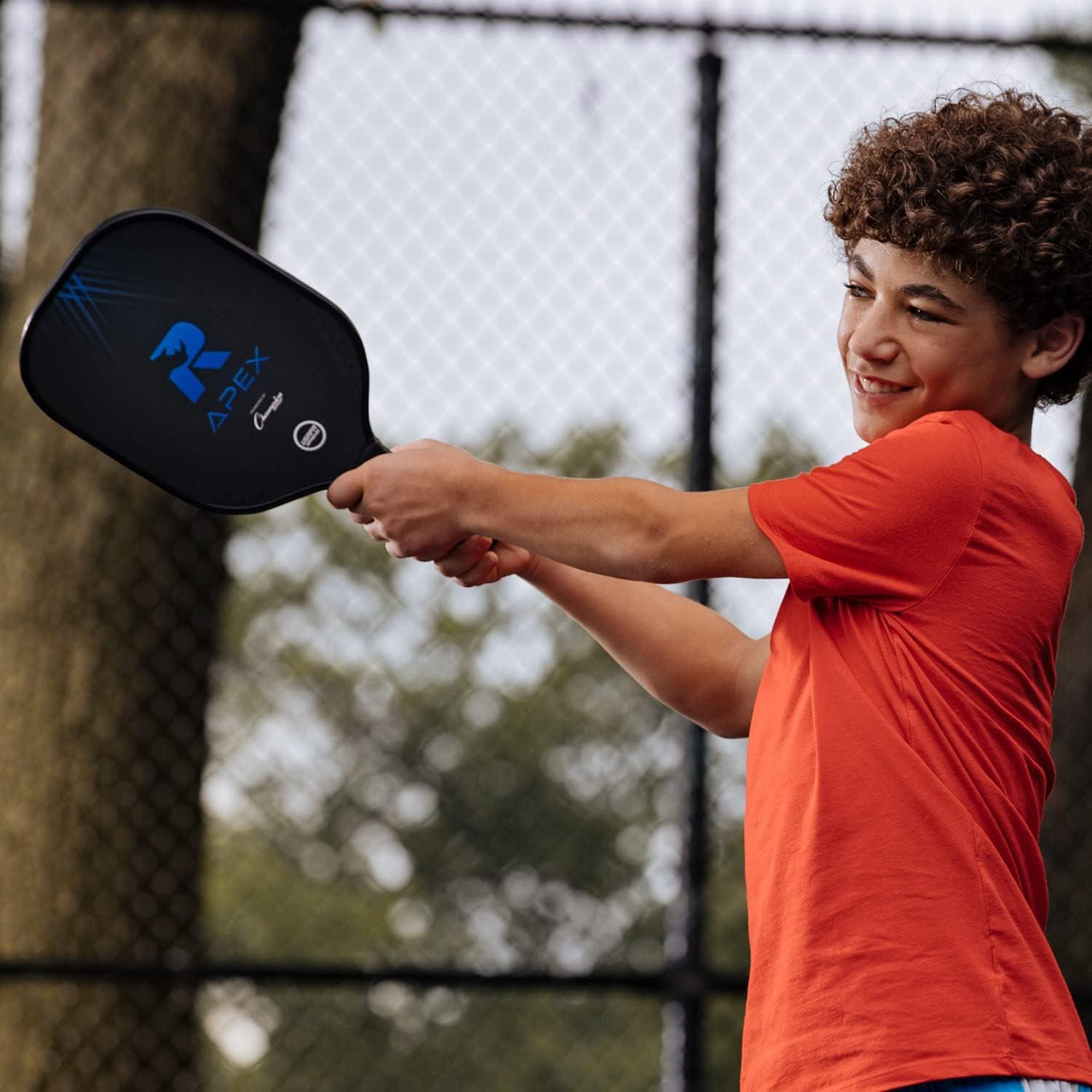 image:imageChampion Sports Rhino Pickleball Paddles Indoor or Outdoor Pickleball Paddles in Wood Aluminum Fiberglass Graphite Multiple StylesRhino Apex Fiberglass