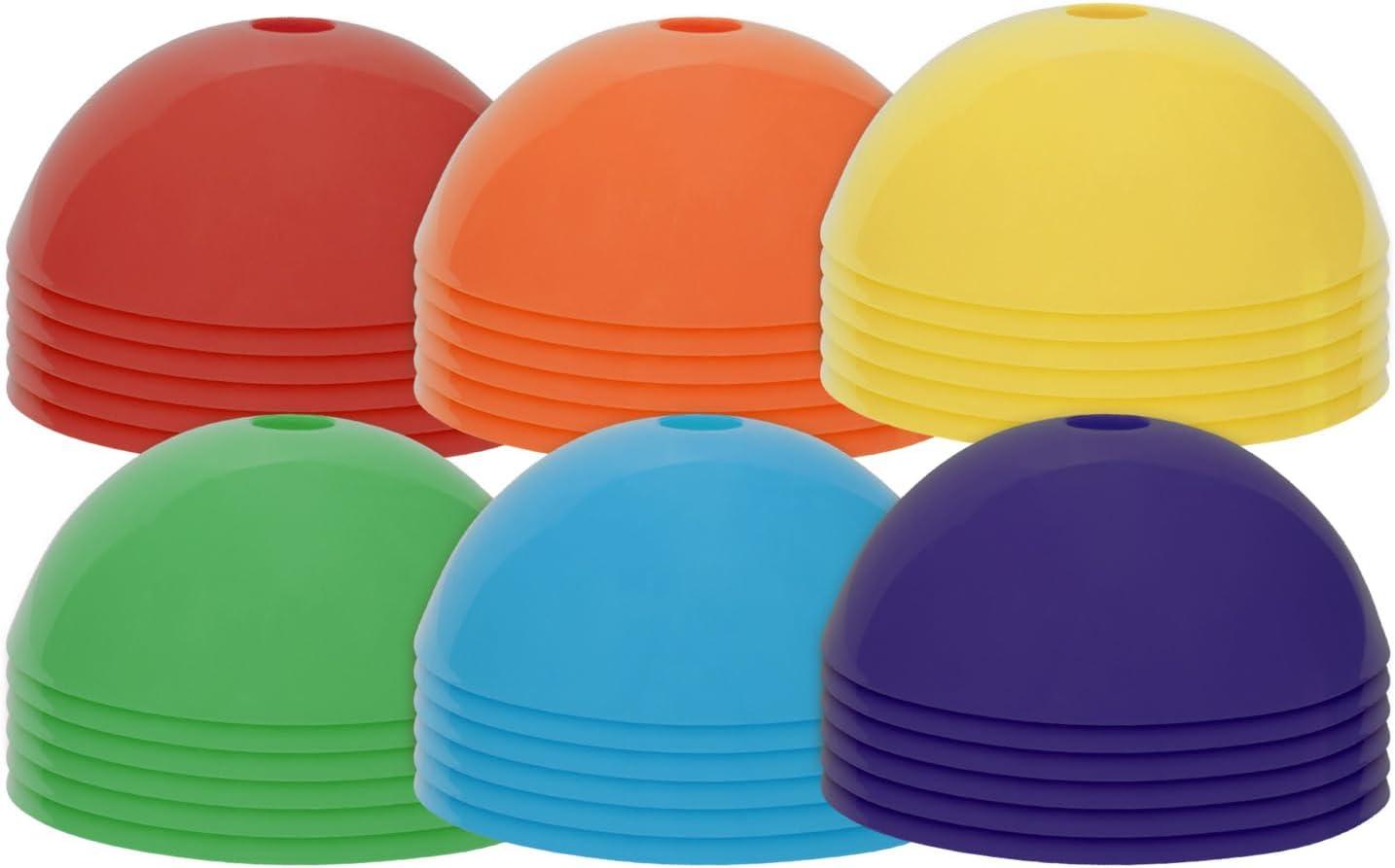 image:imageChampion Sports Soft Dome Cone Sets for Athletics and Social Distancing Assorted Colors