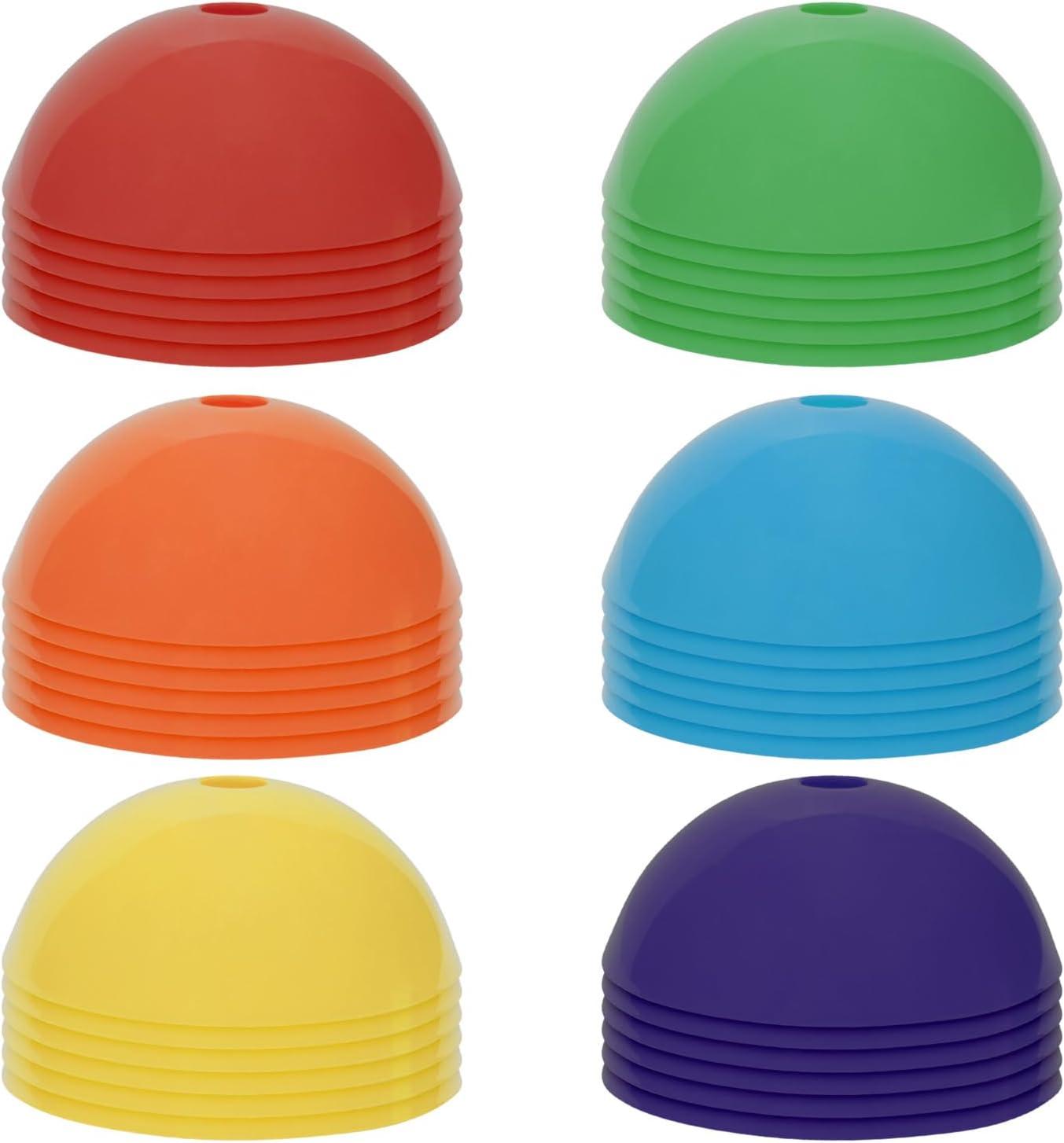 image:imageChampion Sports Soft Dome Cone Sets for Athletics and Social Distancing Assorted Colors