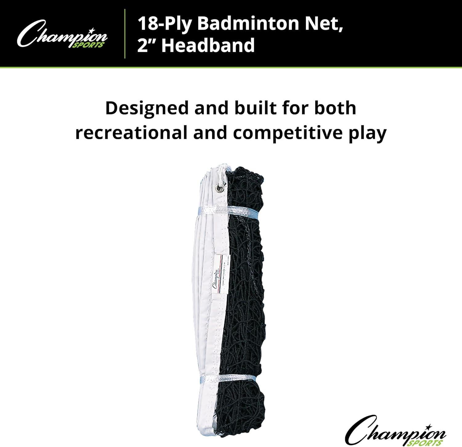 image:imageChampion Sports12Ply Badminton NetMulti