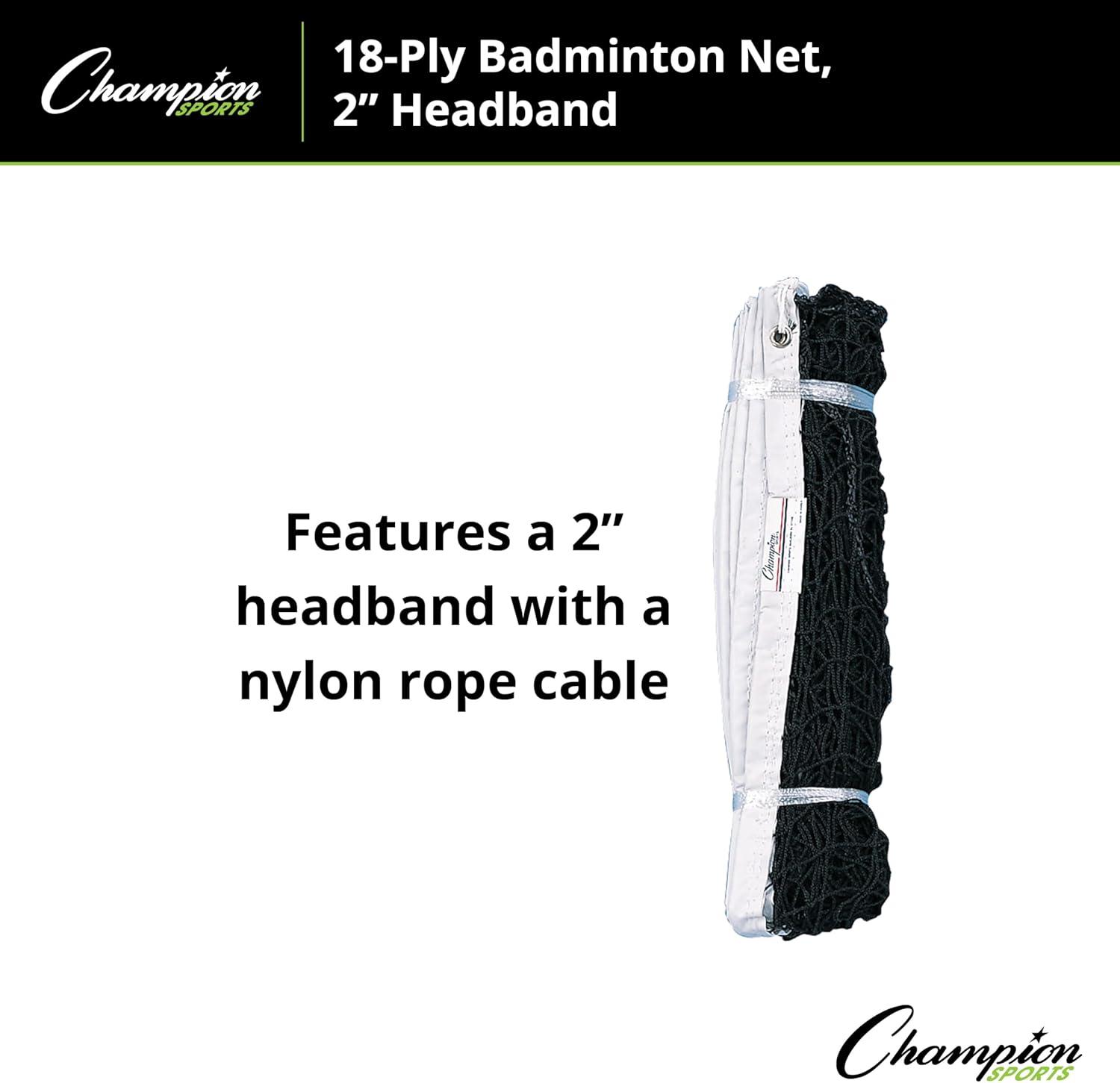 image:imageChampion Sports12Ply Badminton NetMulti