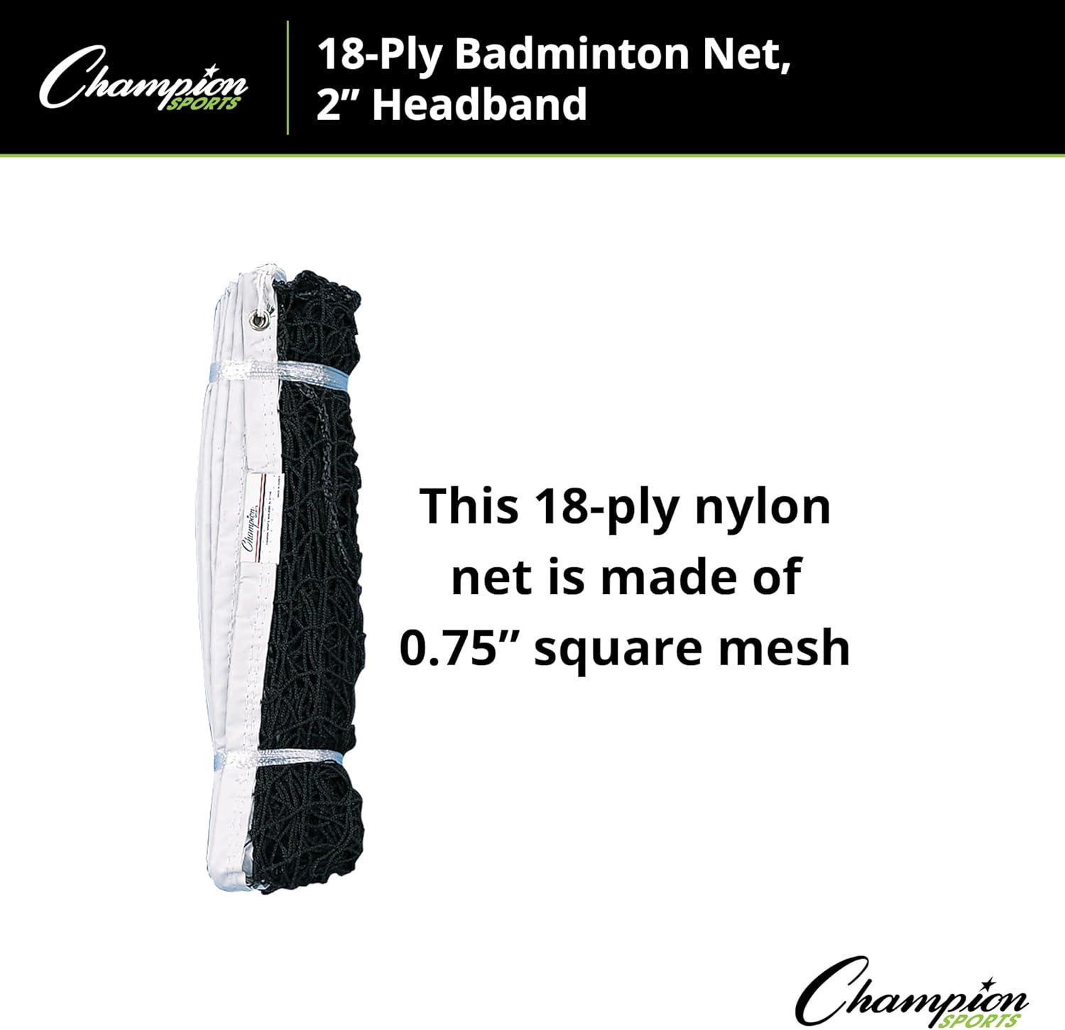 image:imageChampion Sports12Ply Badminton NetMulti