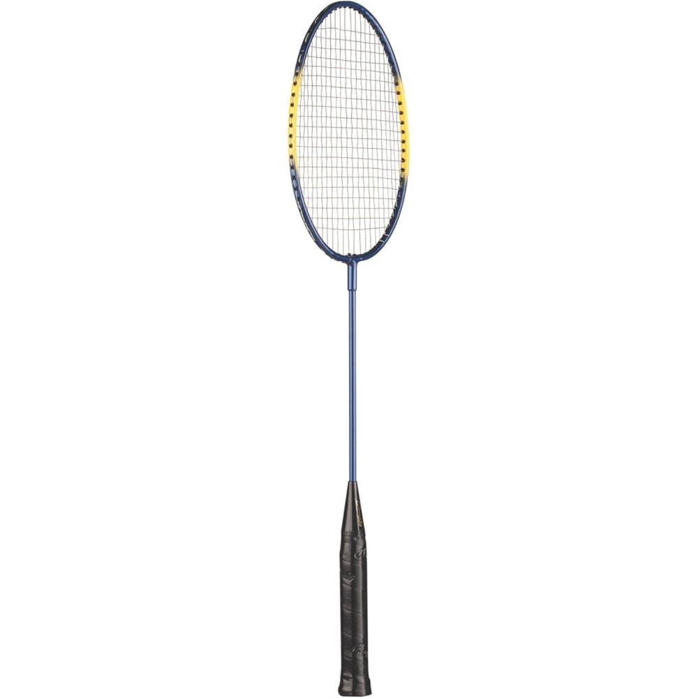 image:imageChampion Sports 26 Steel Single Shaft Badminton Racket with Nylon Coated Steel Strings Single Racket BlueYellow for All Skill Levels