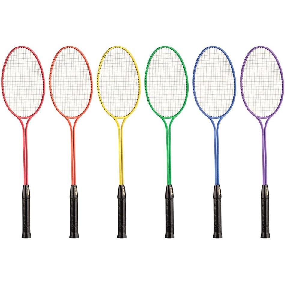 image:imageChampion Sports 26 Twin Shaft Badminton Racket with Braided Nylon Strings Set of 6 Multiple Colors For All Skill Levels