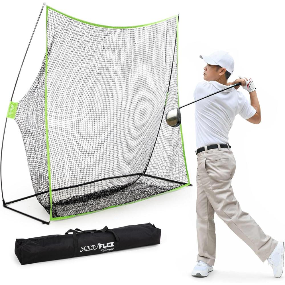 image:imageChampion Sports Rhino Flex Golf Net 7 x 7 Practice Net with Target for Enhanced Precision