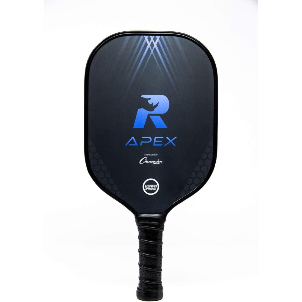 image:imageChampion Sports Rhino Pickleball Paddles Indoor or Outdoor Pickleball Paddles in Wood Aluminum Fiberglass Graphite Multiple StylesRhino Apex Fiberglass
