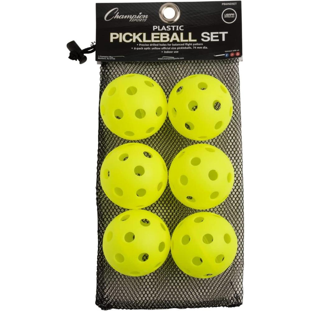 image:imageChampion Sports Roto Molded Outdoor Pickleball Ball SetRecreational Indoor Seamless