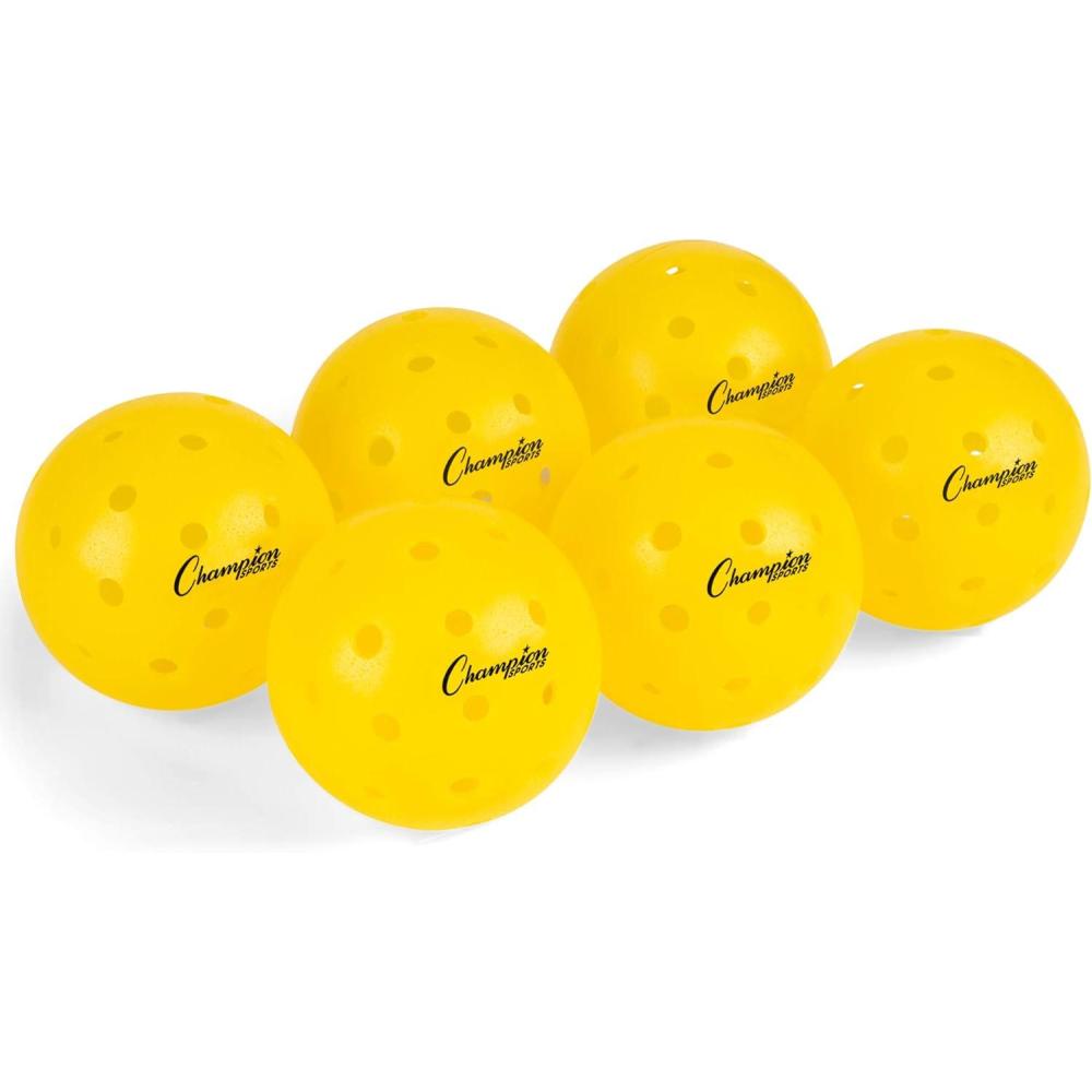 image:imageChampion Sports Roto Molded Outdoor Pickleball Ball SetTournament Outdoor USAPA Approved Seamless
