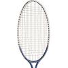 Champion Sports 24″ Twin Shaft Badminton Racket with Nylon Coated Steel Strings (Single Racket) – Silver/Blue – for Beginners