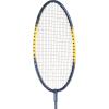 Champion Sports 26″ Steel Single Shaft Badminton Racket with Nylon Coated Steel Strings (Single Racket) – Blue/Yellow – for All Skill Levels